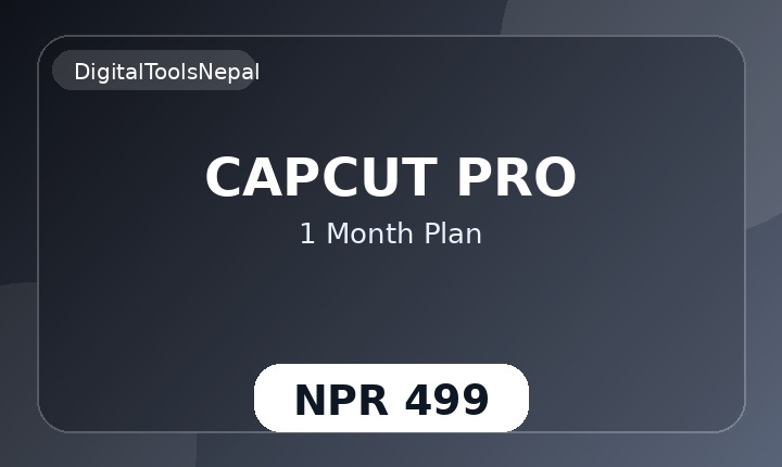 CapCut Pro 1 Month