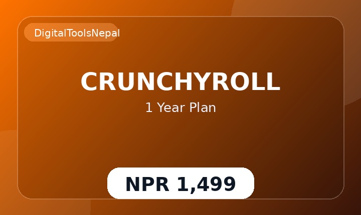 Crunchyroll Premium 1 Year